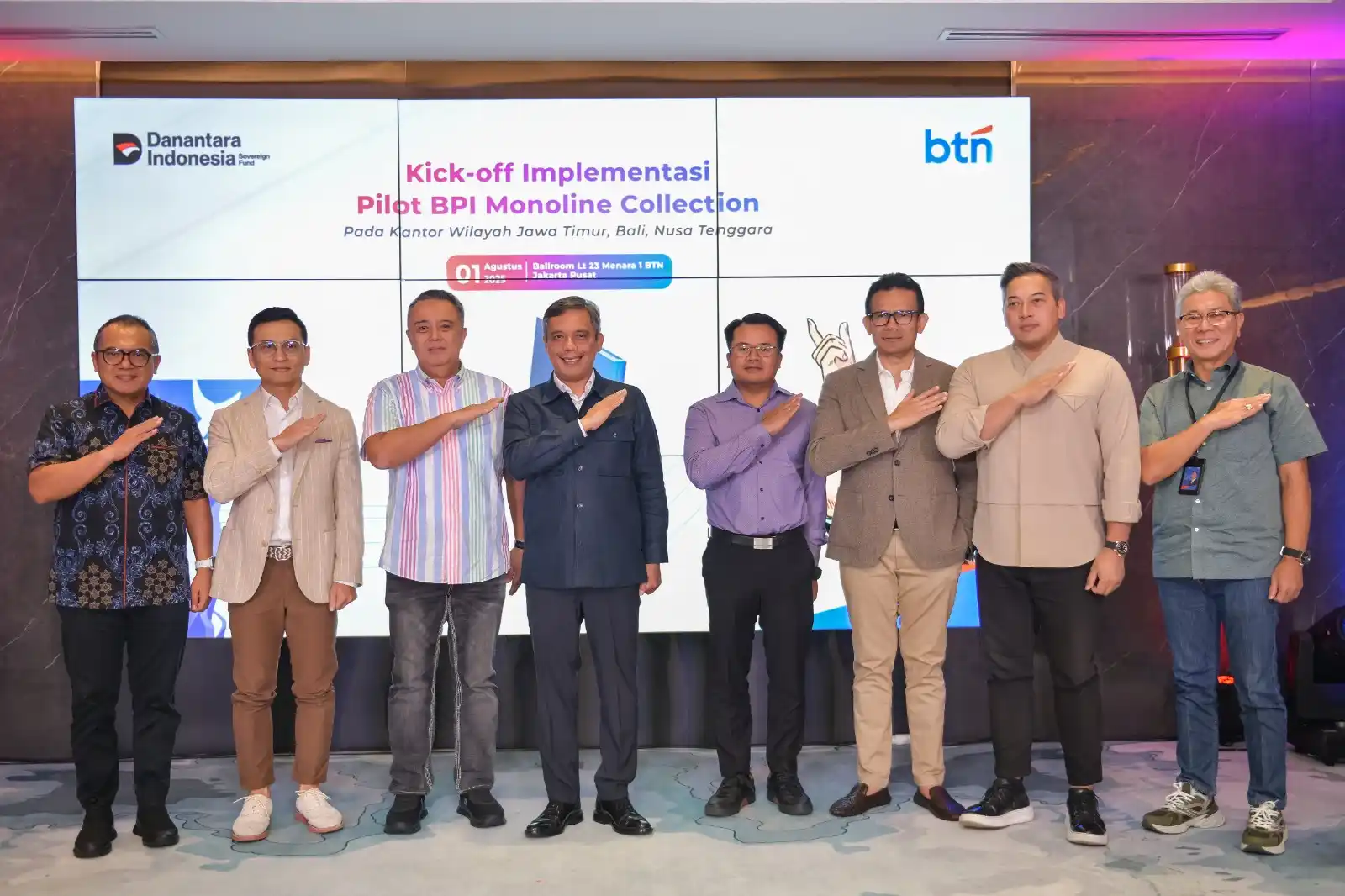 BTN meluncurkan Business Process Improvement (BPI) Monoline Collection sebagai Operating Model baru collection (Foto: Dok BTN)