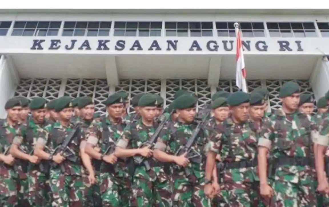 Perintah Panglima TNI jaga Kejaksaan merupakan wujud dari nota kesepahaman (memorandum of understanding) bernomor NK/6/IV/2023/TNI tanggal 6 April 2023 antara TNI dan Kejagung. (Foto: Dok MI/Istimewa)